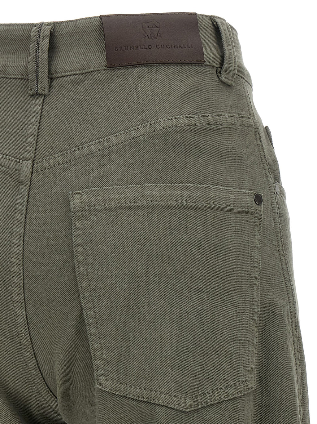 Brunello Cucinelli Bicolor Cotton Jeans Denim