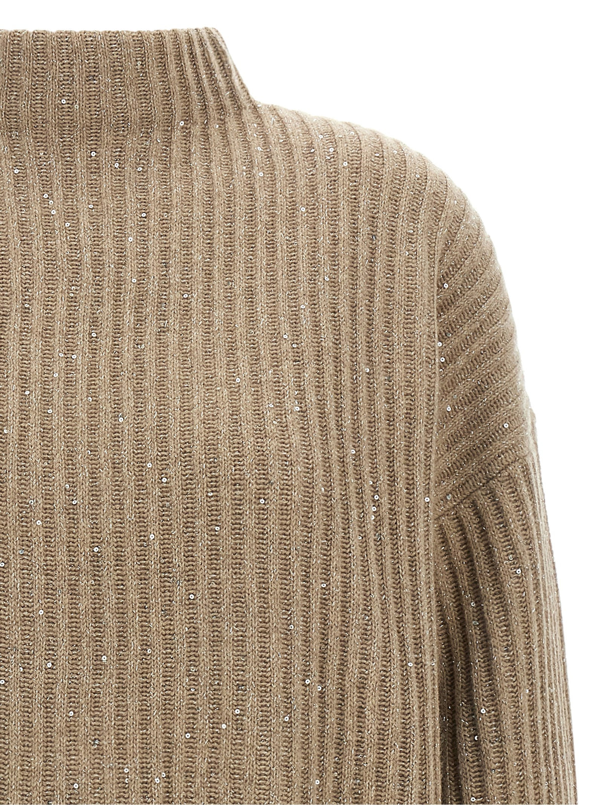 Brunello Cucinelli Beige Cashmere Cardigan