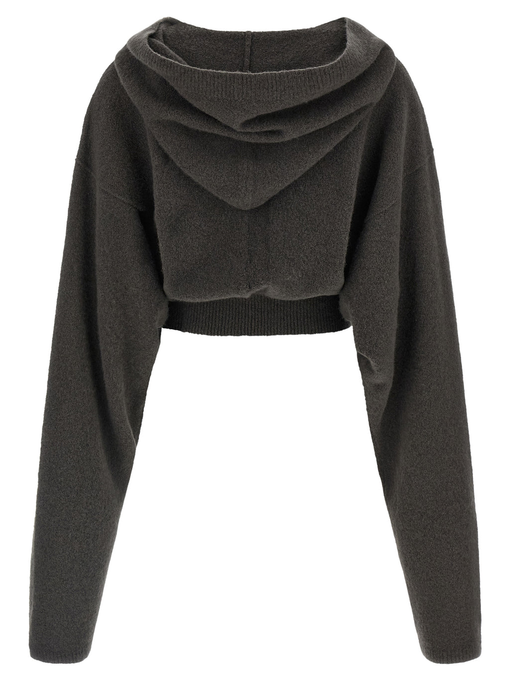 Rick Owens Gray Cashmere Hoodie