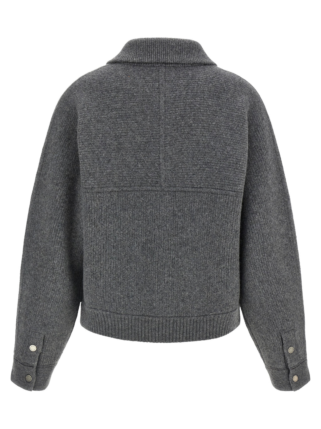 Guest in Residence Gray Wool Bomber