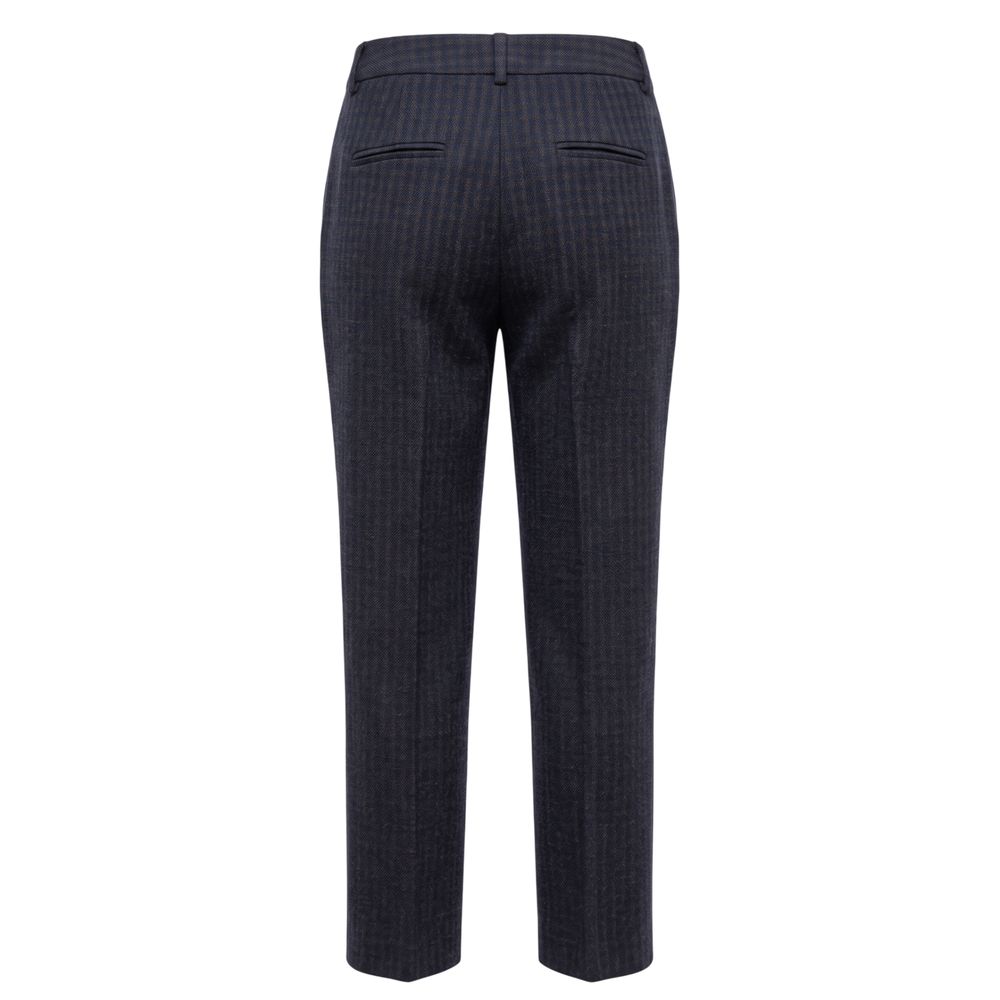 Baldinini Trend Blue Cotton Women Pants
