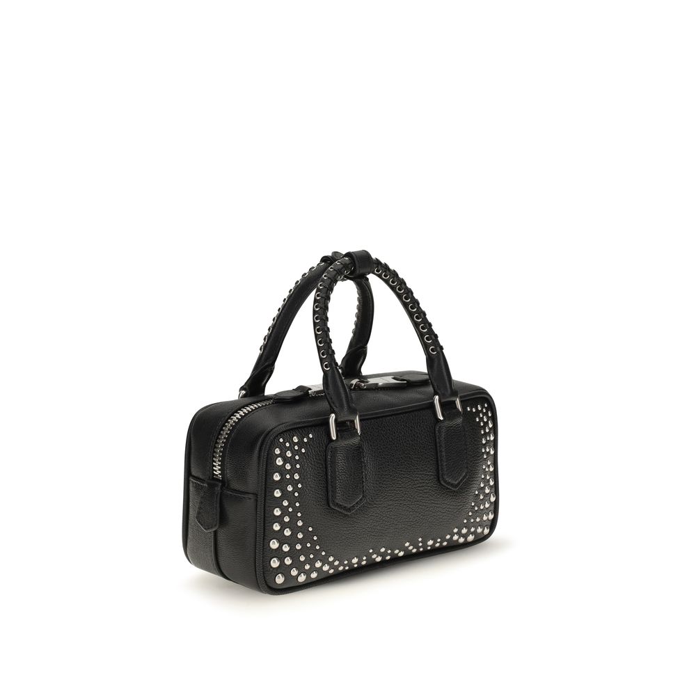 Miu Miu Black Calf Leather Bos Taurus Handbag
