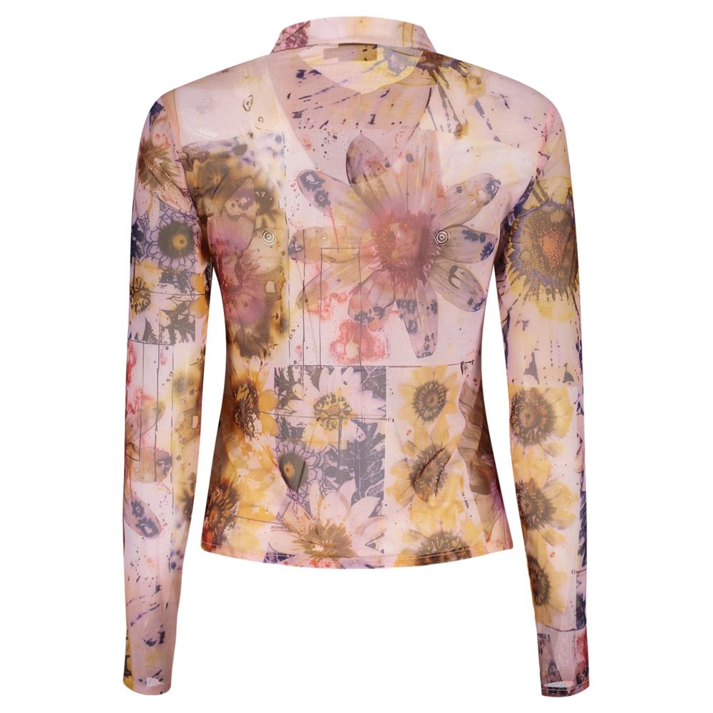 Desigual Pink Polyester Womens Shirt