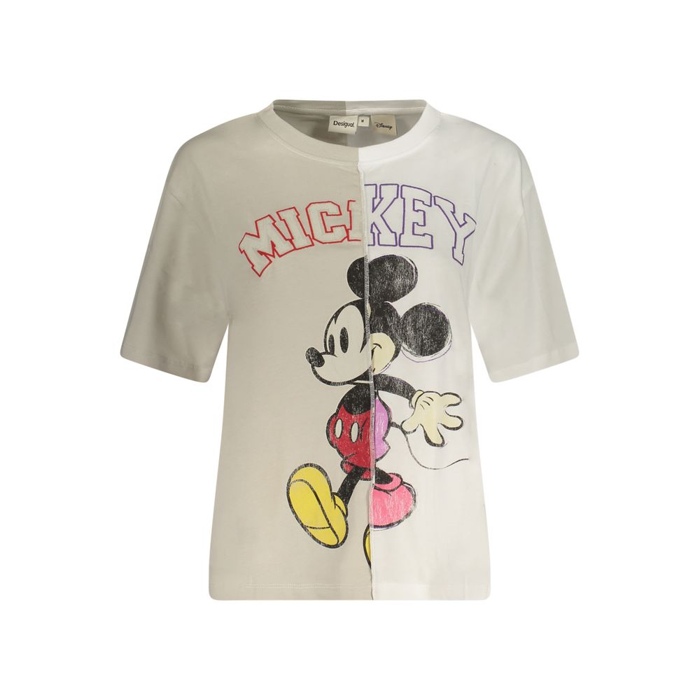 Desigual White Cotton Women's T-Shirt