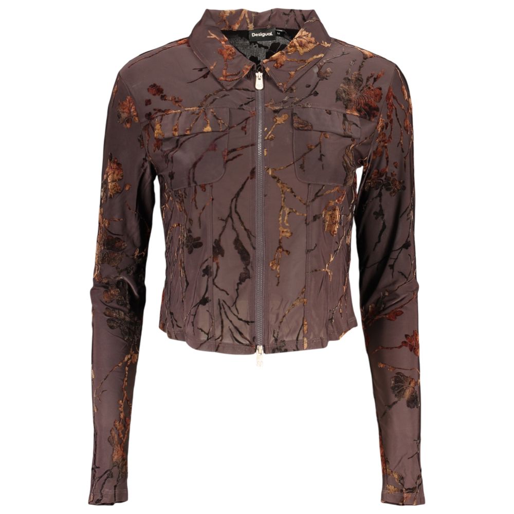 Desigual Brown Polyester Women's Sweater