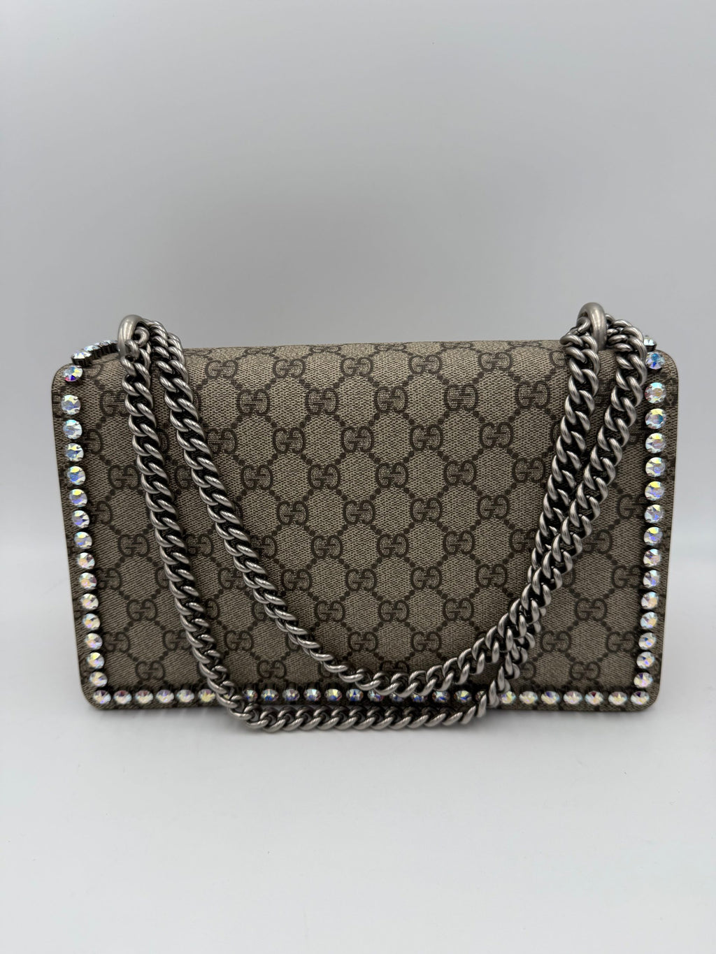 Gucci GUCCI DIONYSUS GG Supreme with Diamonds Handbag