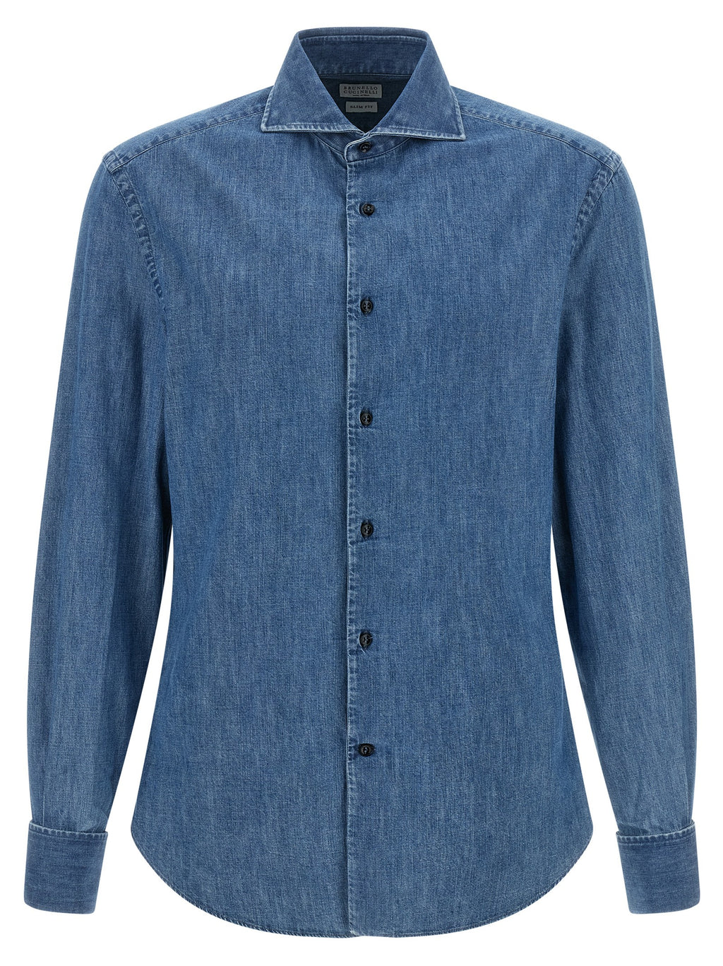 Brunello Cucinelli Blue Cotton Blouse