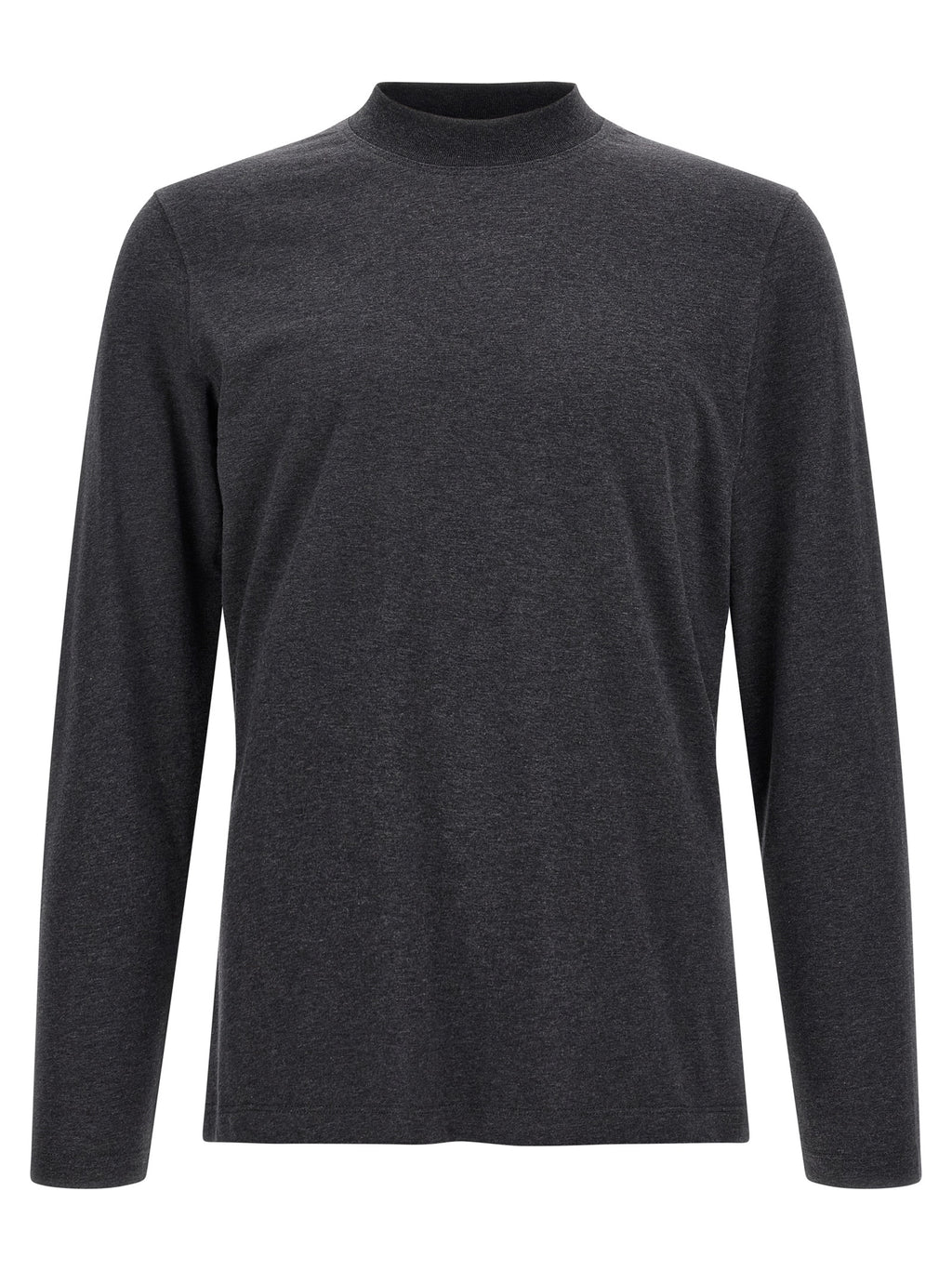 Brunello Cucinelli Gray Cotton T-Shirt