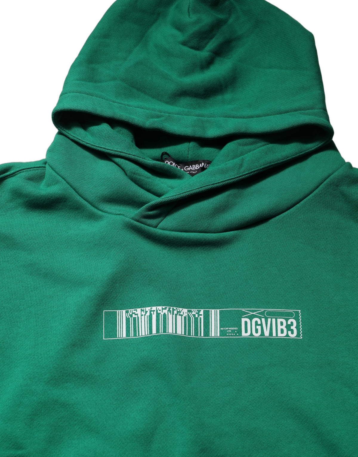Dolce & Gabbana Green DGVIB3 Cotton Hoodie Sweatshirt Sweater