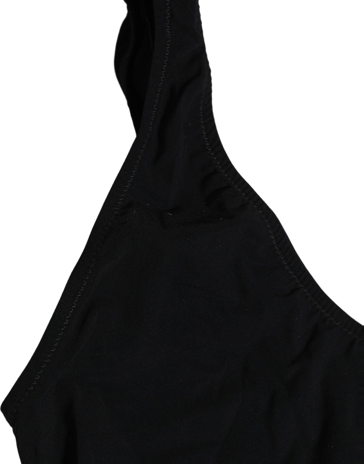 Dolce & Gabbana Black Cutout Logo One Piece Swimsuit Swimwear