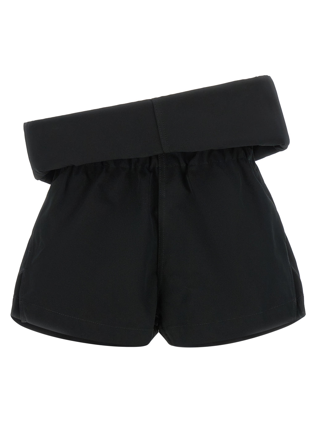Rick Owens Black Polyester Bermuda Shorts