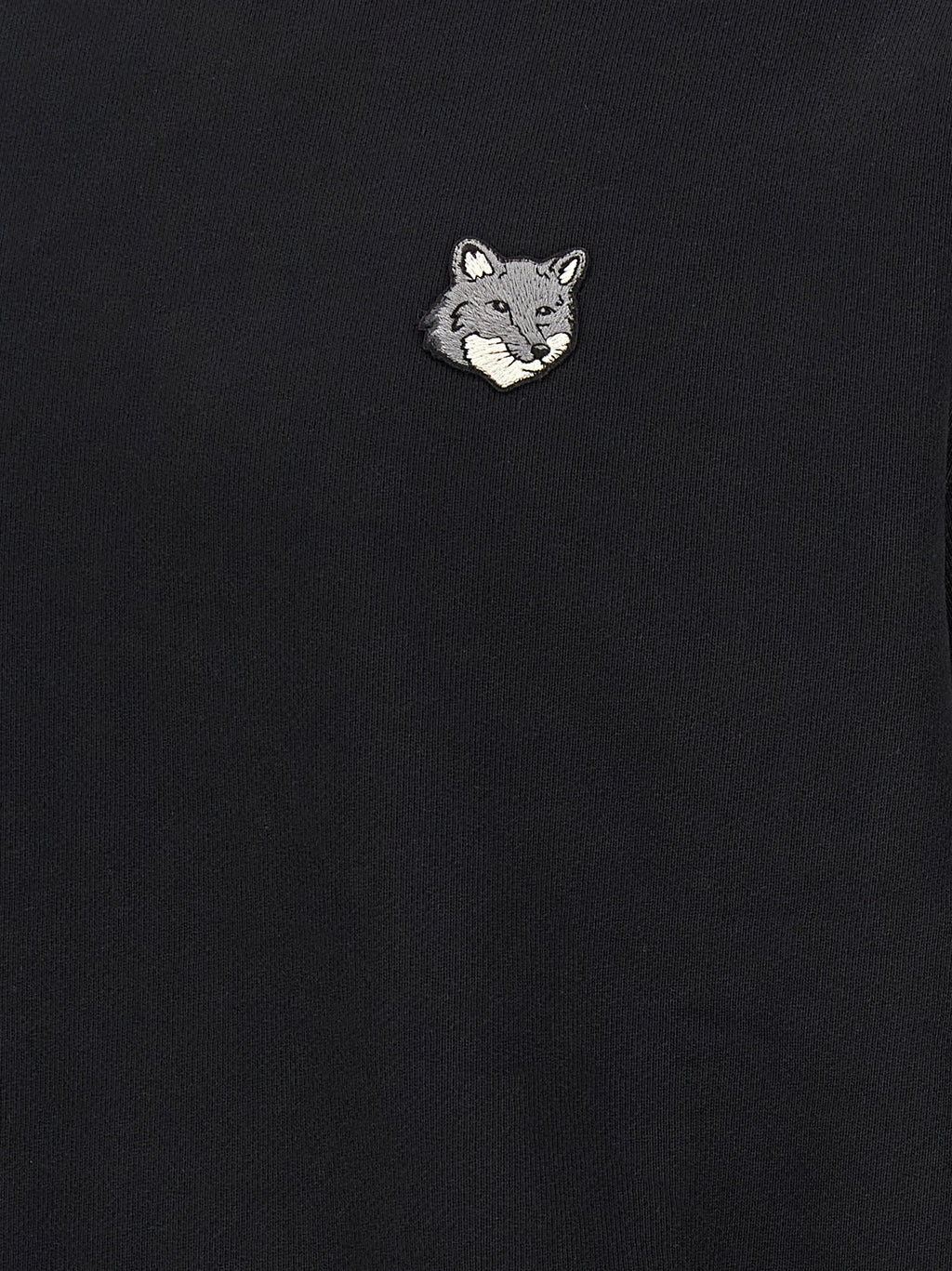 Maison Kitsuné Black Cotton Sweatshirt