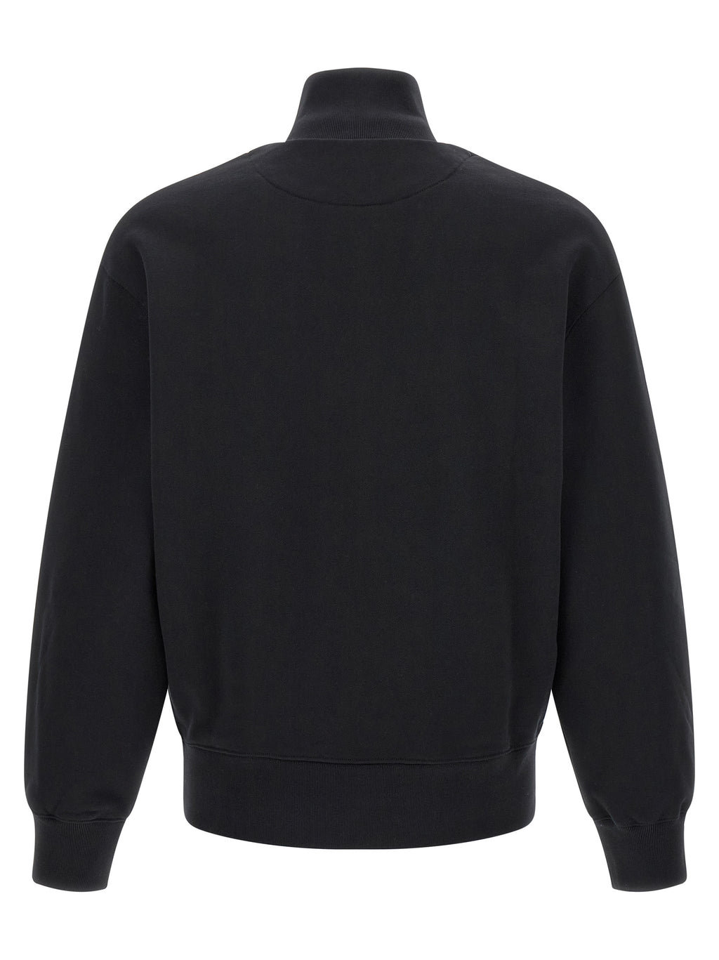 Maison Kitsuné Black Organic Cotton Sweatshirt