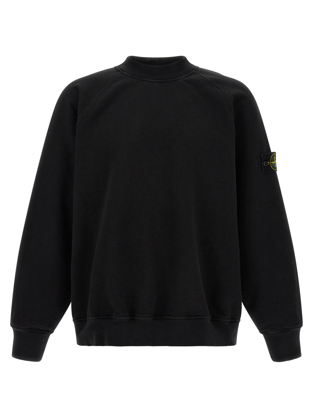 Stone Island Black Cotton Sweatshirt
