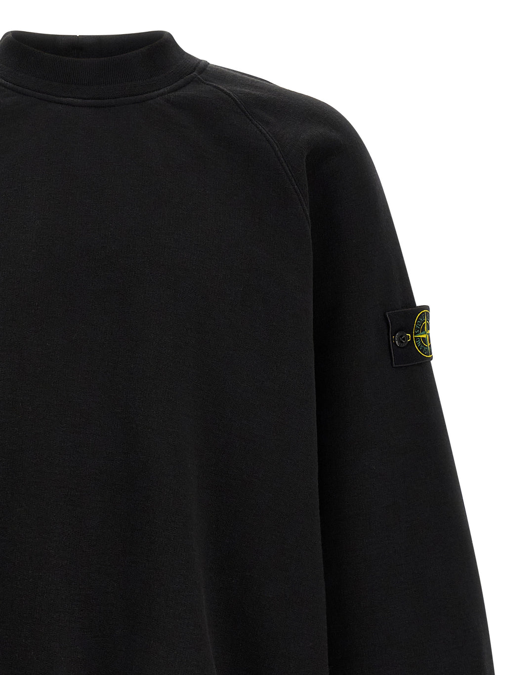 Stone Island Black Cotton Sweatshirt