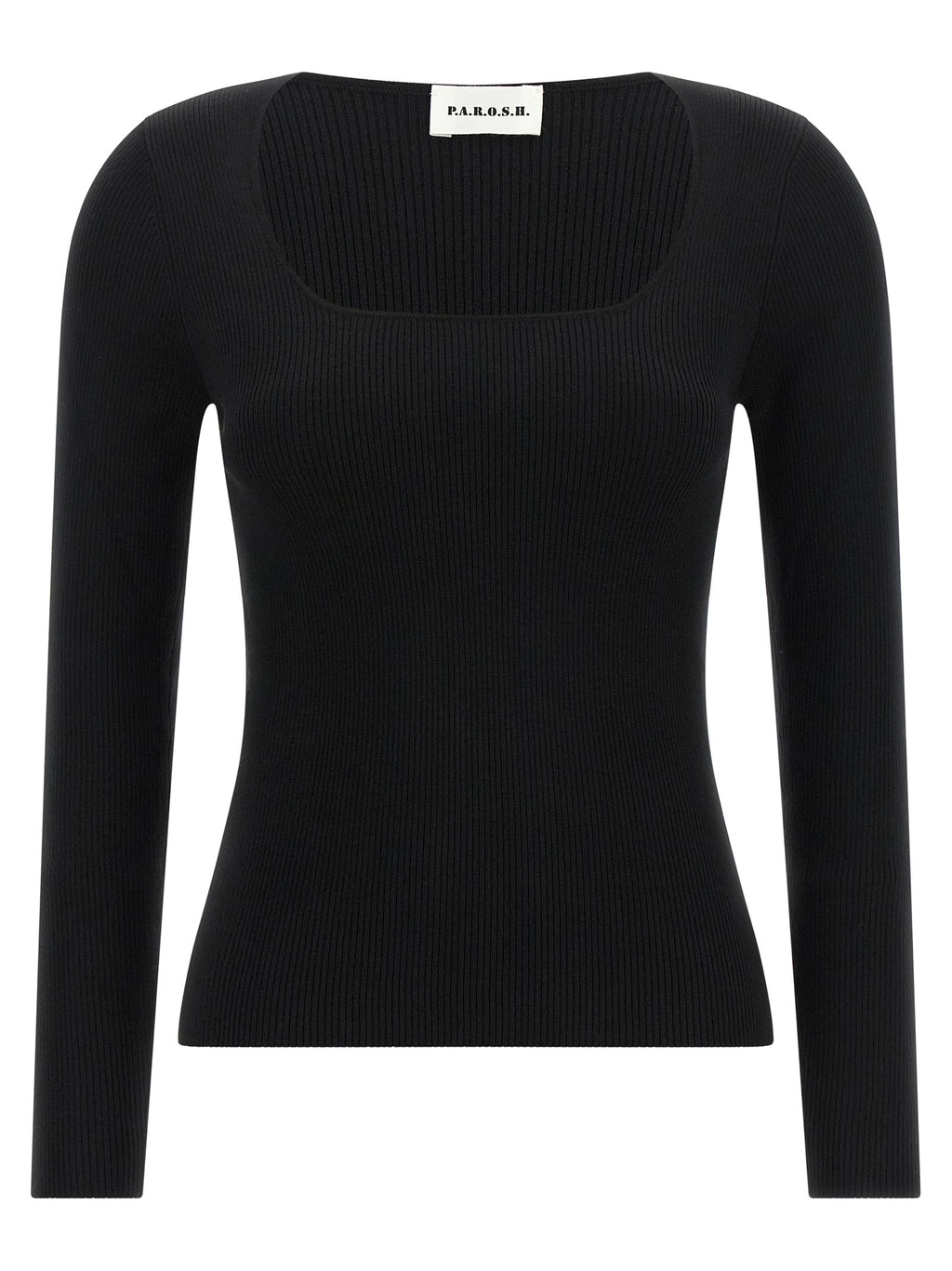P.A.R.O.S.H. Black Wool Cardigan