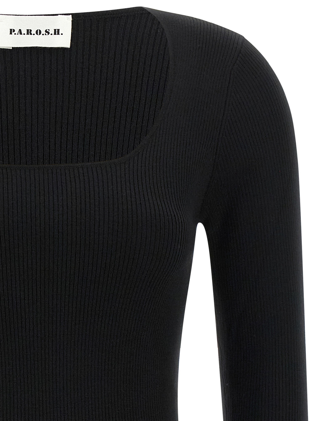 P.A.R.O.S.H. Black Wool Cardigan