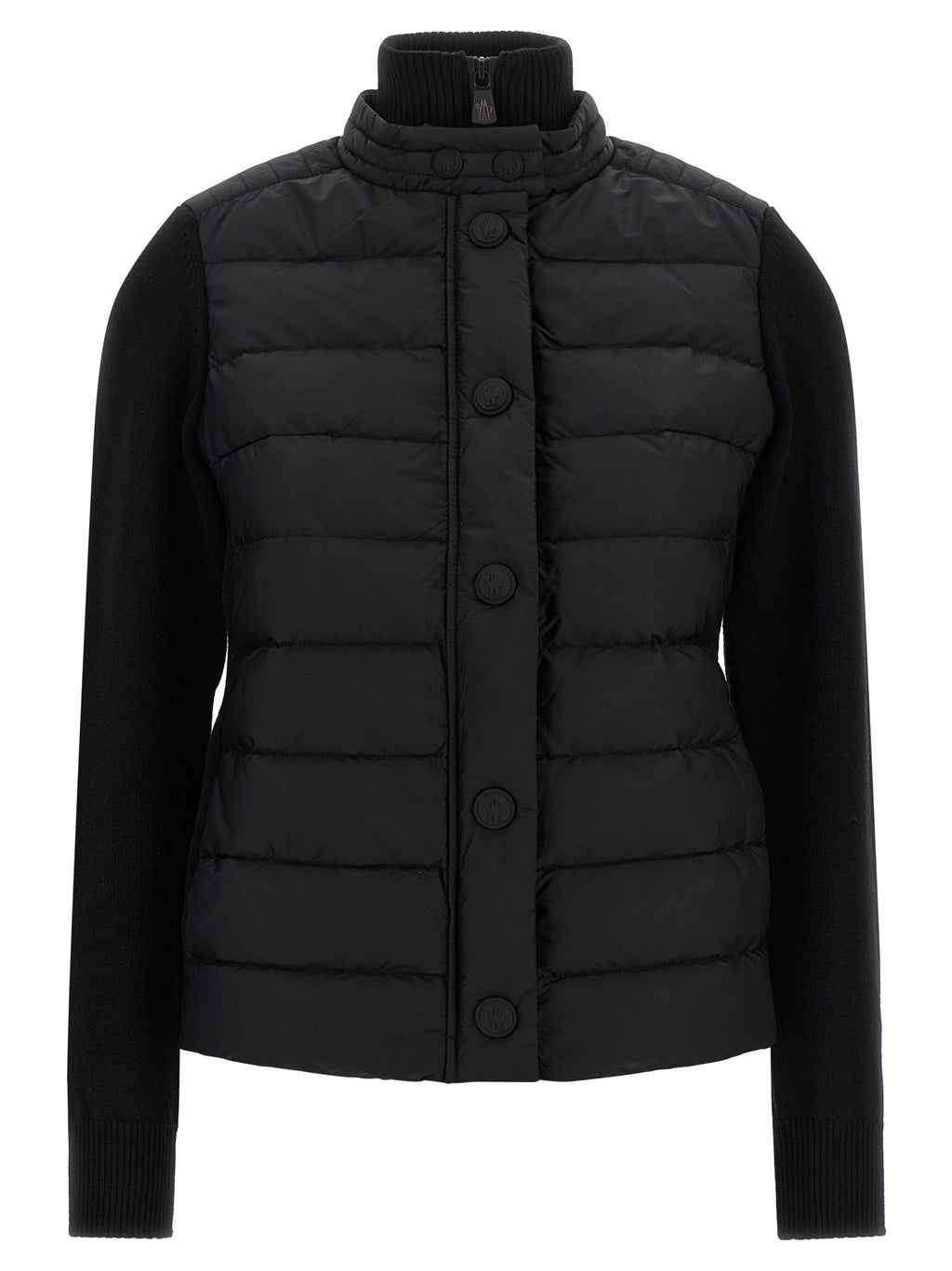 Moncler Grenoble Black Polyamide Cardigan
