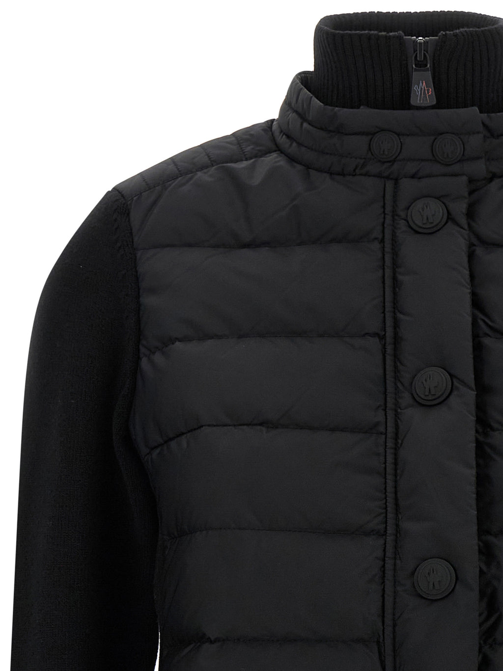 Moncler Grenoble Black Polyamide Cardigan