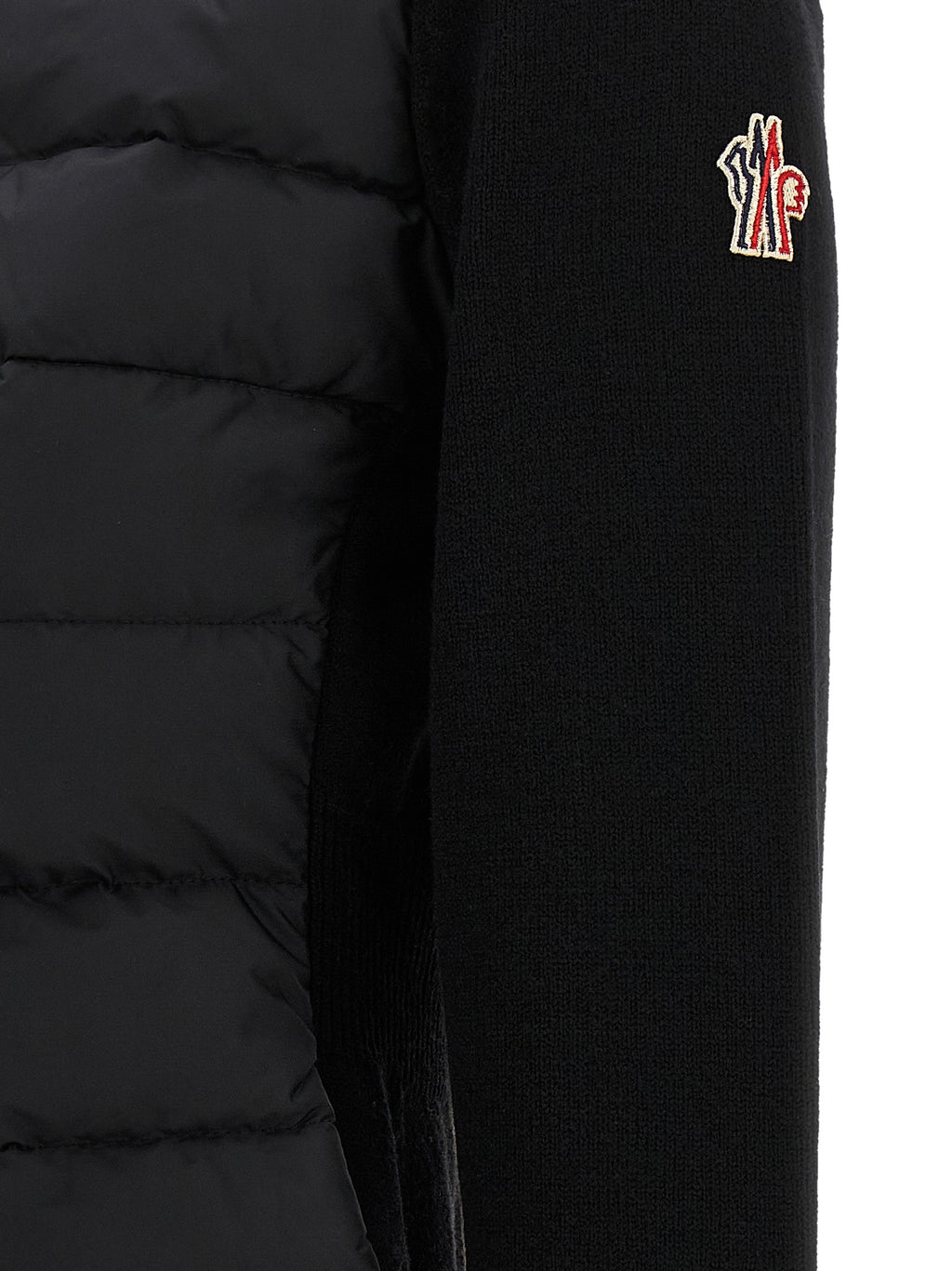 Moncler Grenoble Black Polyamide Cardigan