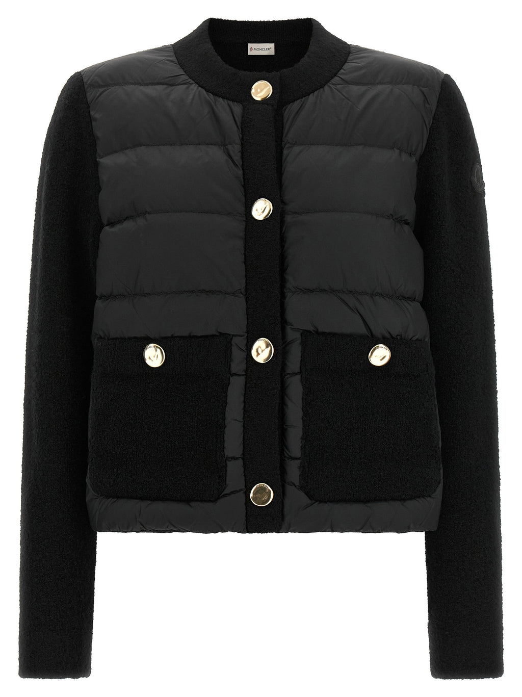 Moncler Black Polyamide Full-Length Jacket