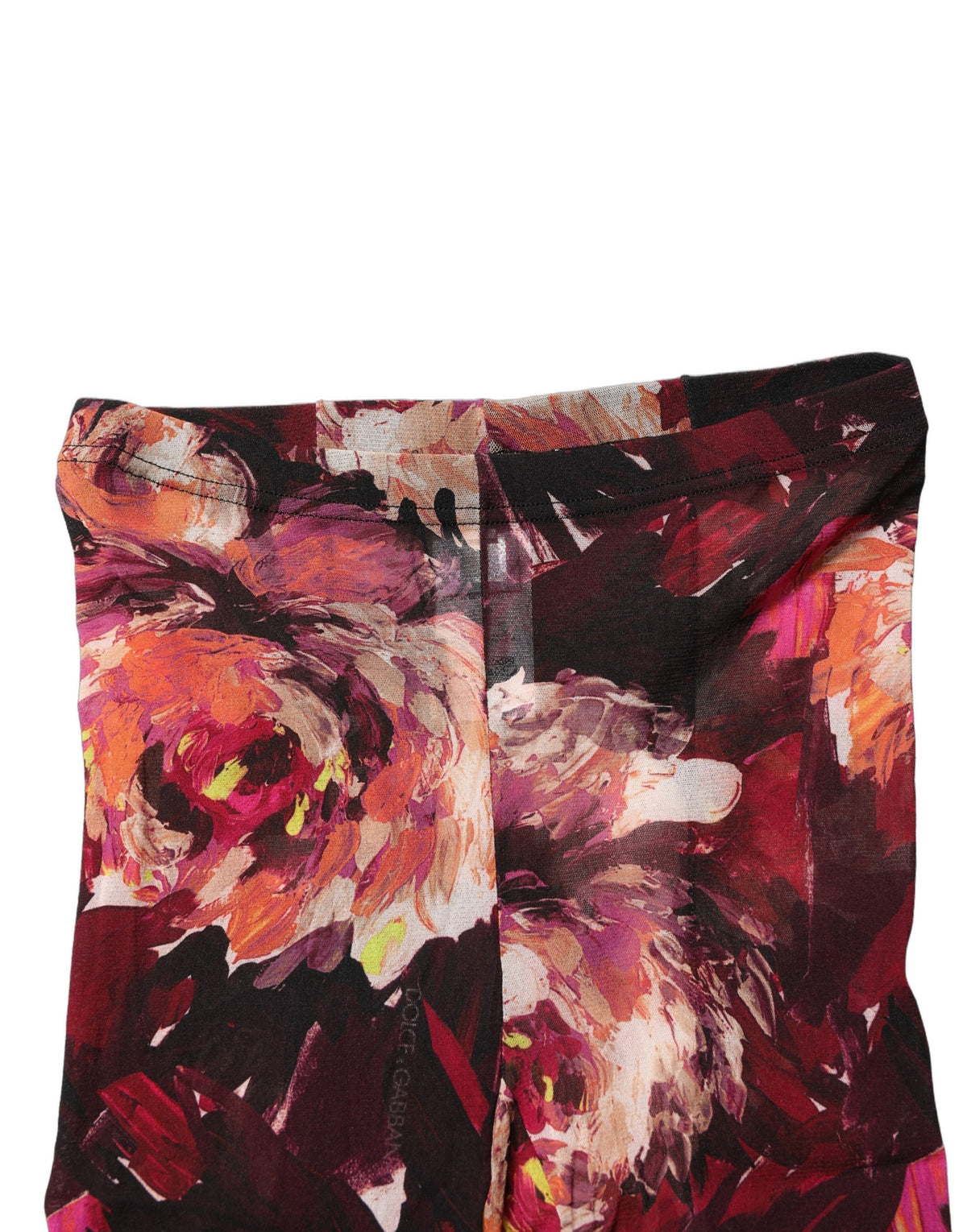 Dolce & Gabbana Multicolor Floral Nylon Tights Stockings Socks