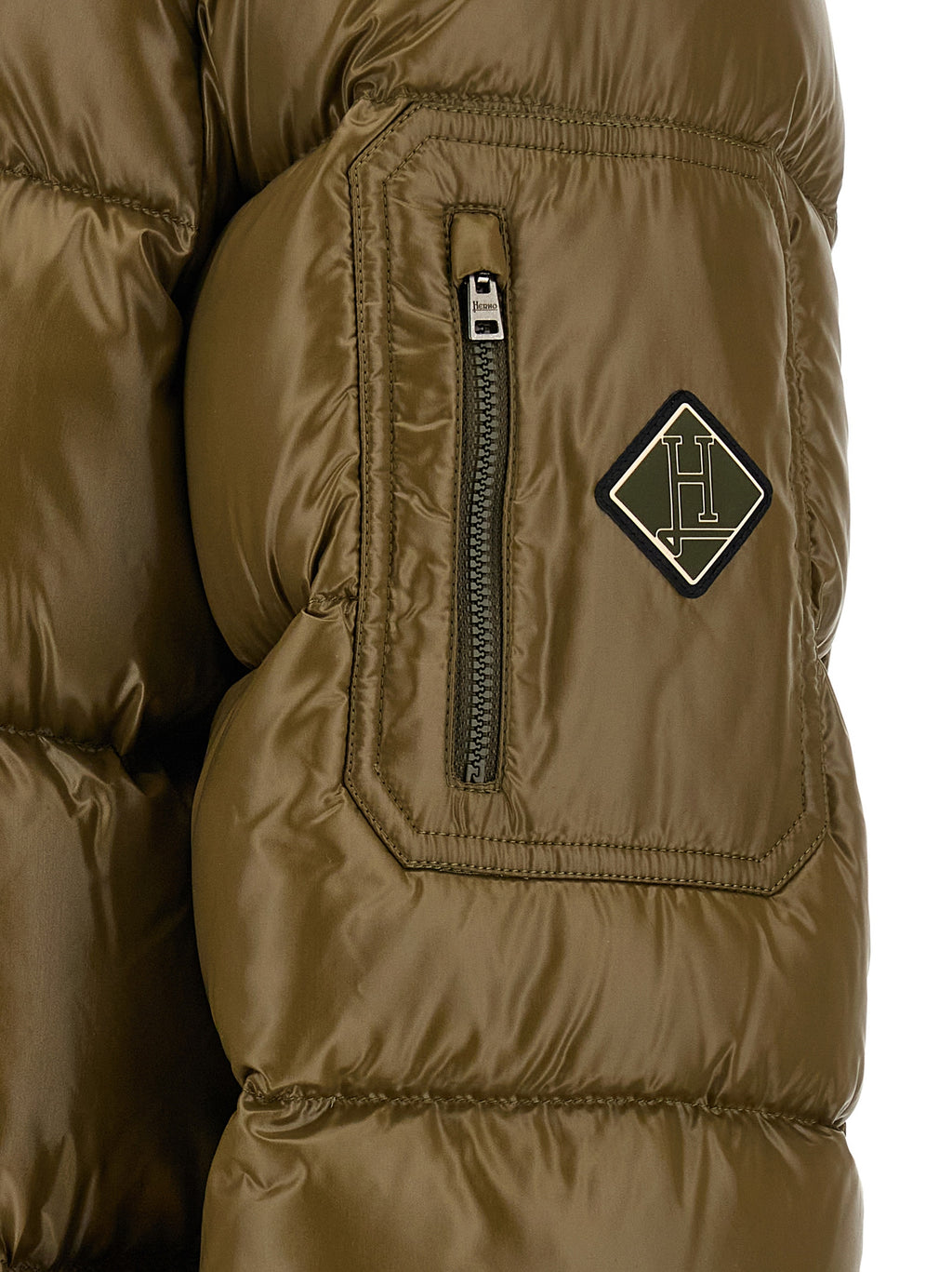 Herno Bicolor Polyamide Full-Length Jacket