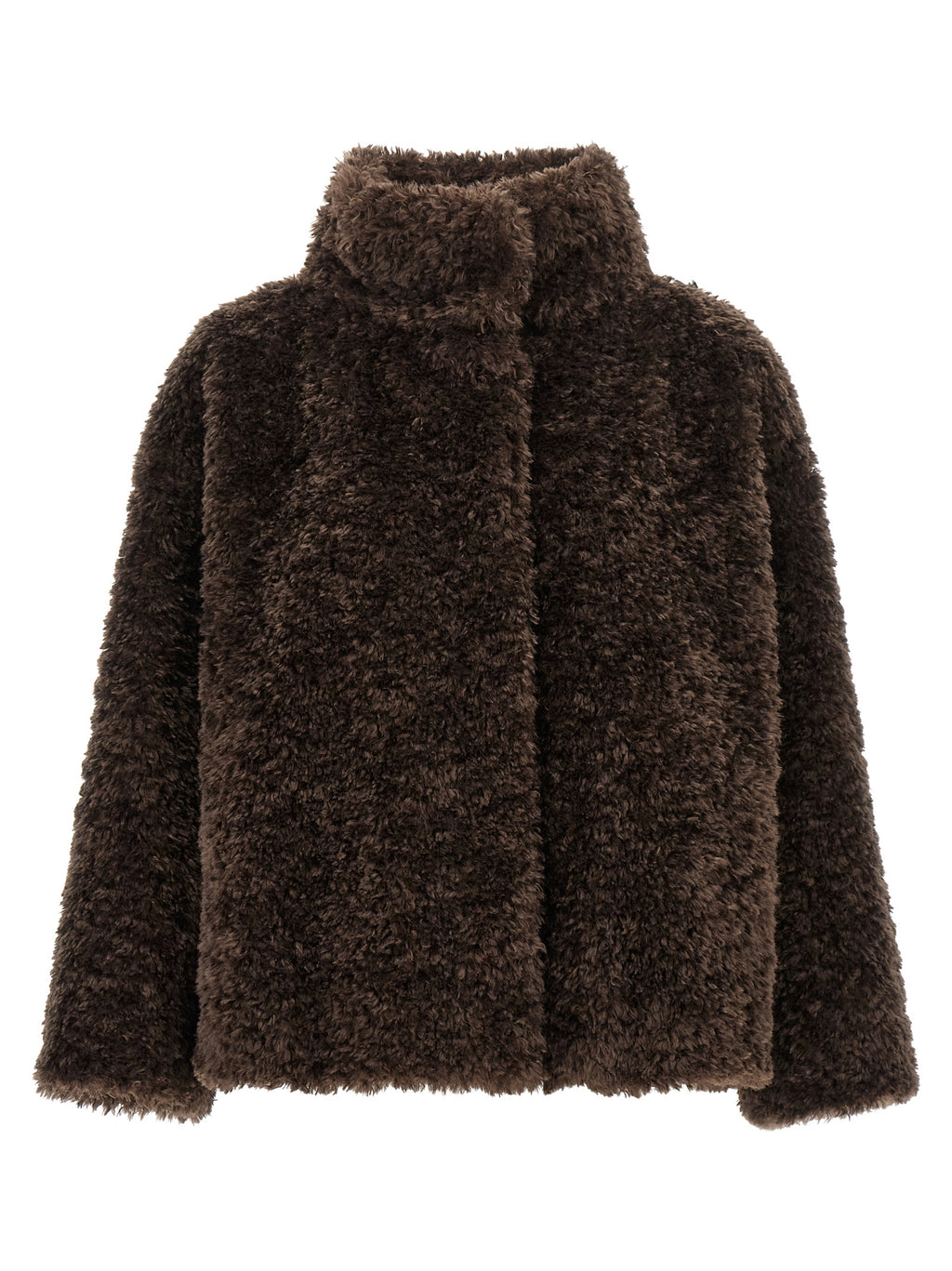 Herno Brown Polyester Full-Length Jacket