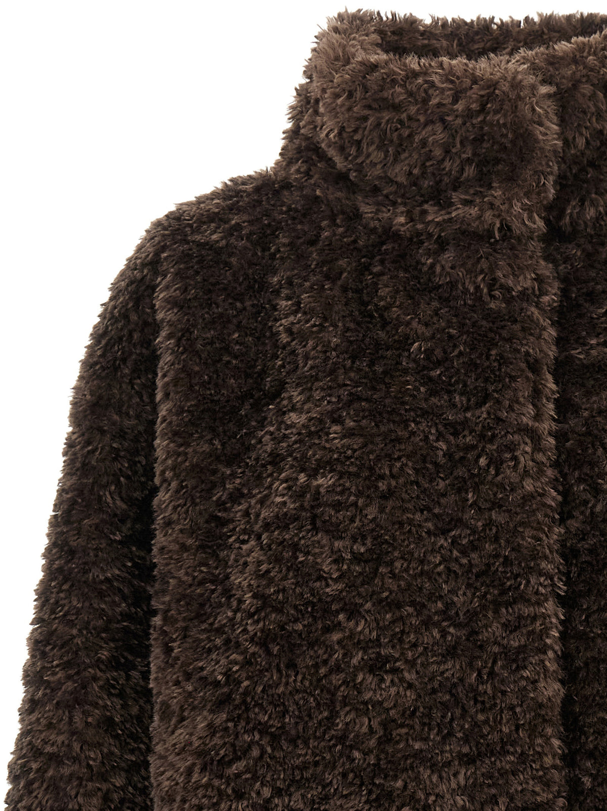Herno Brown Polyester Full-Length Jacket