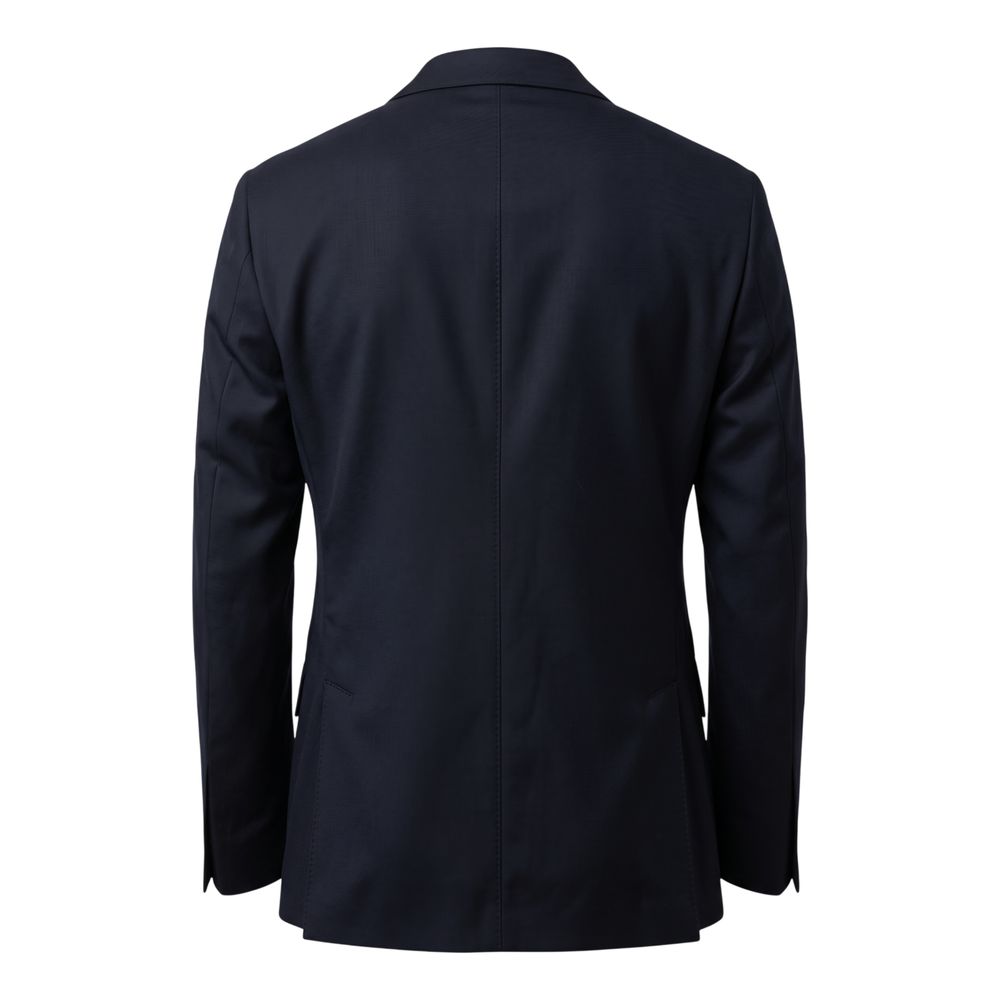 Roberto Pepe Luxury Blue Viscose Men Jacket