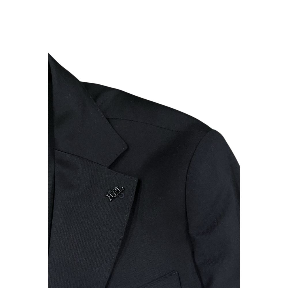 Roberto Pepe Luxury Blue Viscose Men Jacket