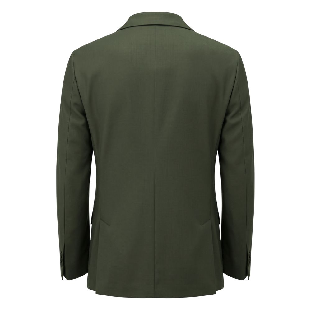 Roberto Pepe Luxury Green Viscose Men's Jacket