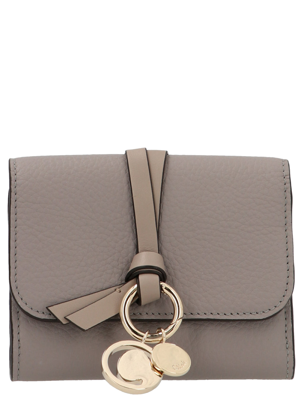 Chloé Gray Calfskin Cardholder