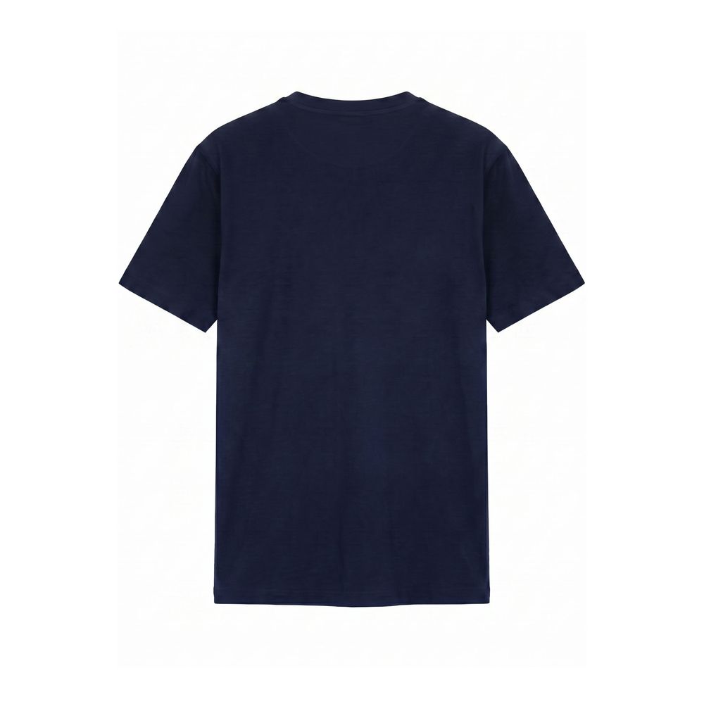 Baldinini Trend Blue Cotton Men T-shirt