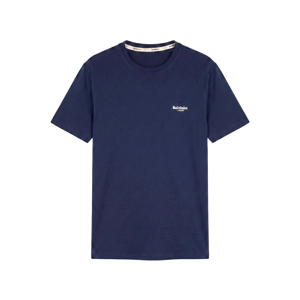 Baldinini Trend Blue Cotton Men's T-Shirt