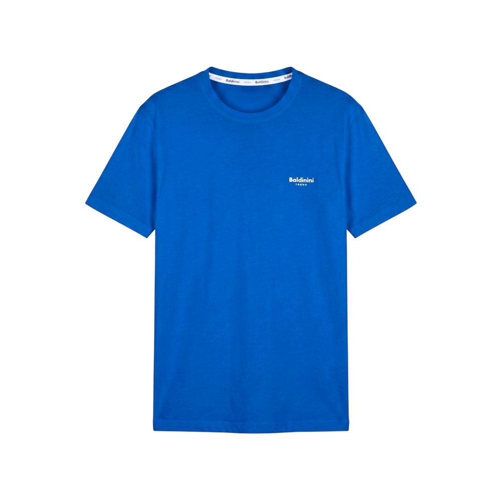 Baldinini Trend Blue Cotton Men T-Shirt