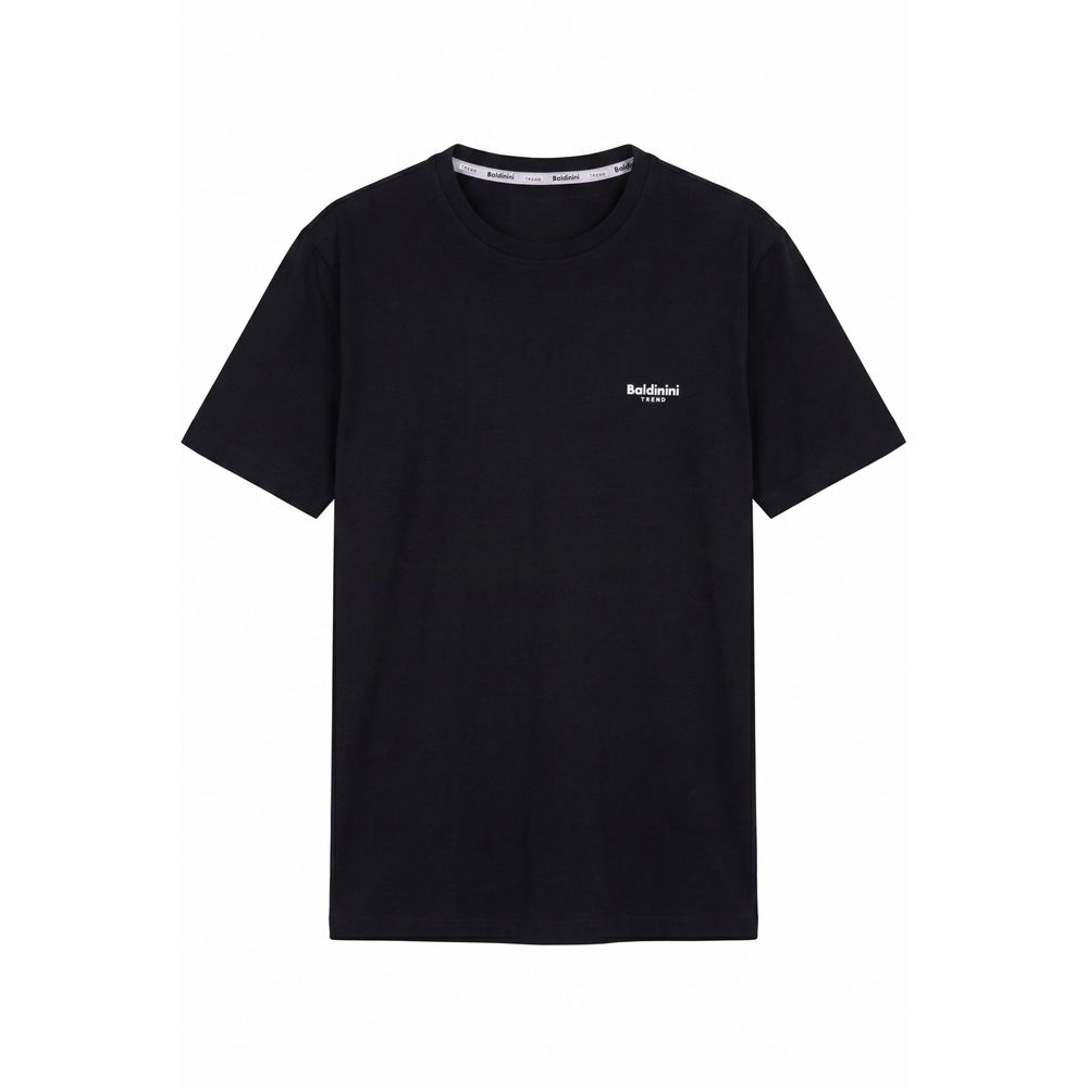 Baldinini Trend Black Cotton Men T-Shirt
