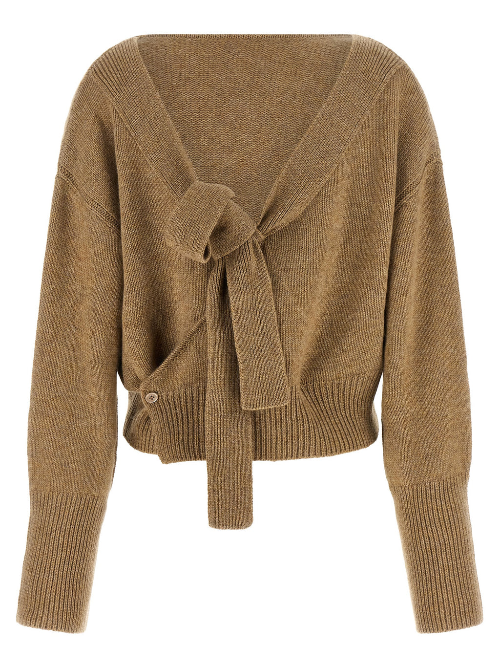 Ermanno Scervino Beige Cashmere Cardigan