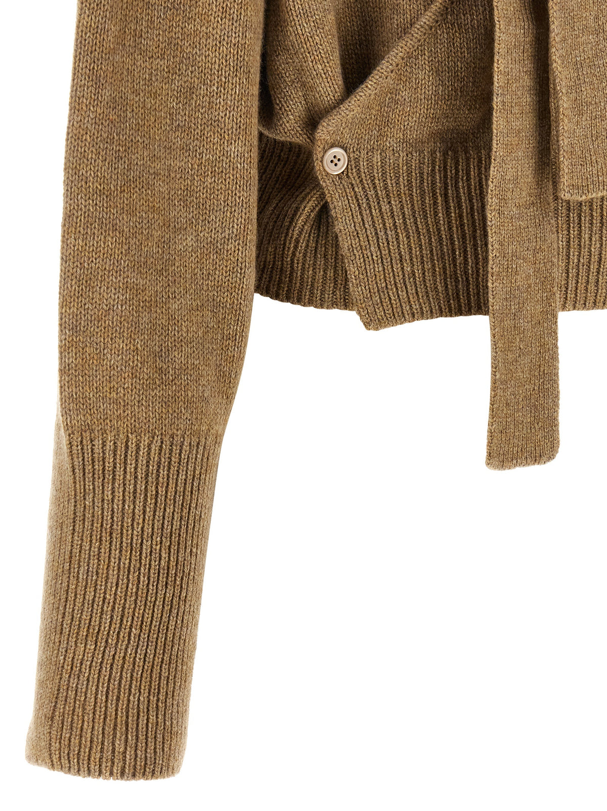 Ermanno Scervino Beige Cashmere Cardigan
