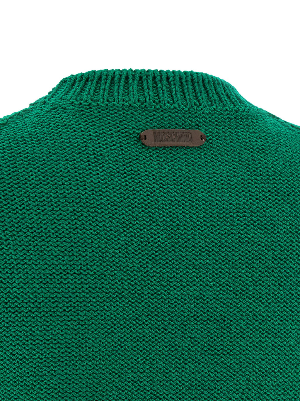 Moschino Bicolor Virgin Wool Cardigan
