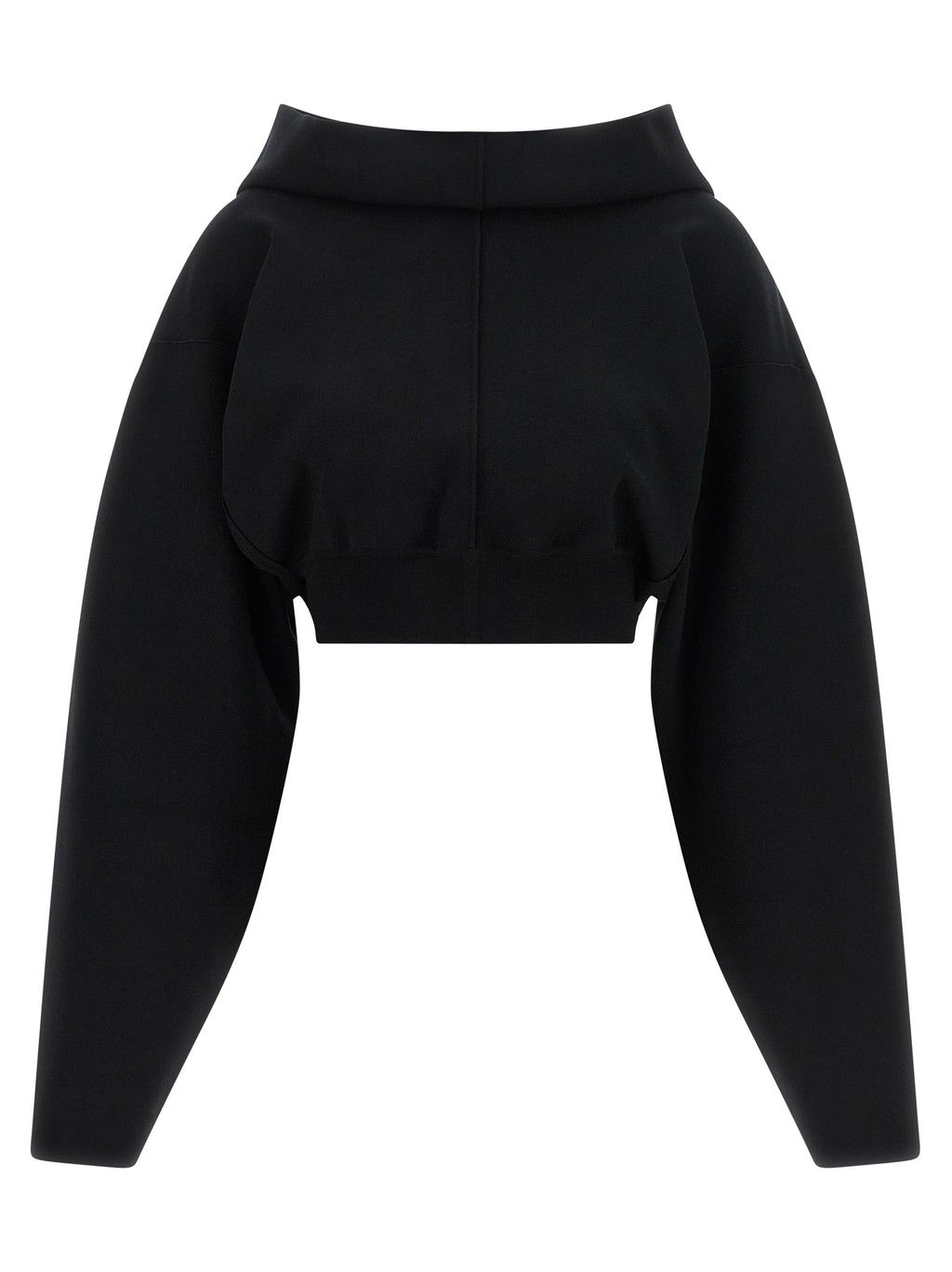 Rick Owens Black Viscose Sweatshirt