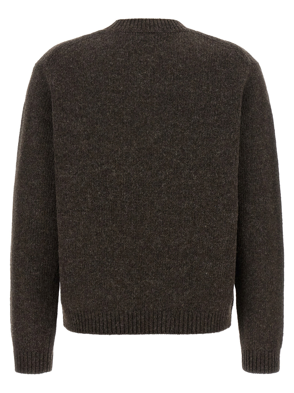 Maison Kitsuné Brown Wool Cardigan