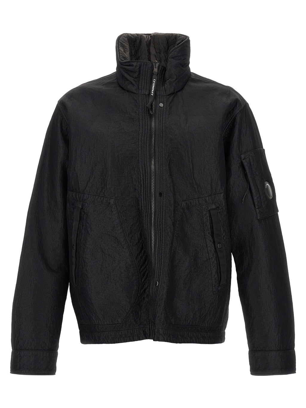 C.P. Company Black Polyamide Shell Jacket