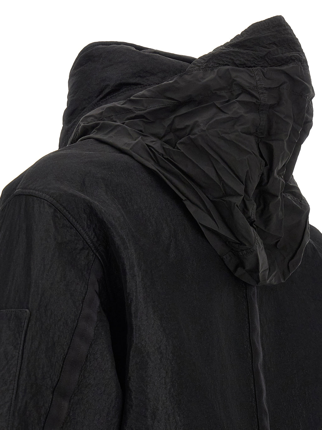 C.P. Company Black Polyamide Shell Jacket