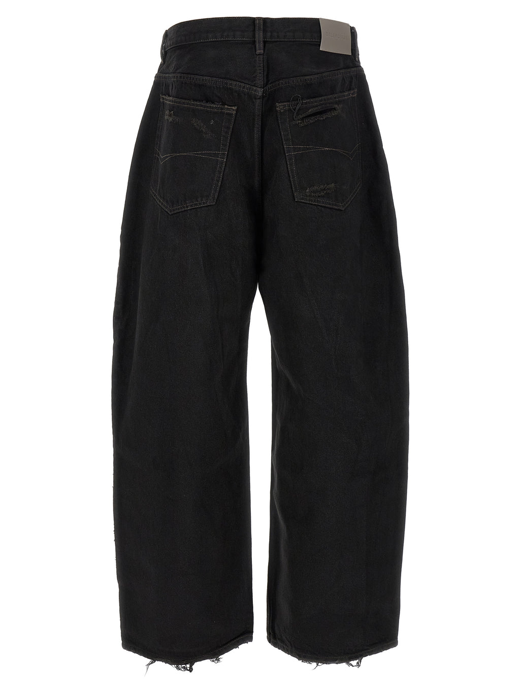 Balenciaga Black Cotton Jeans Denim