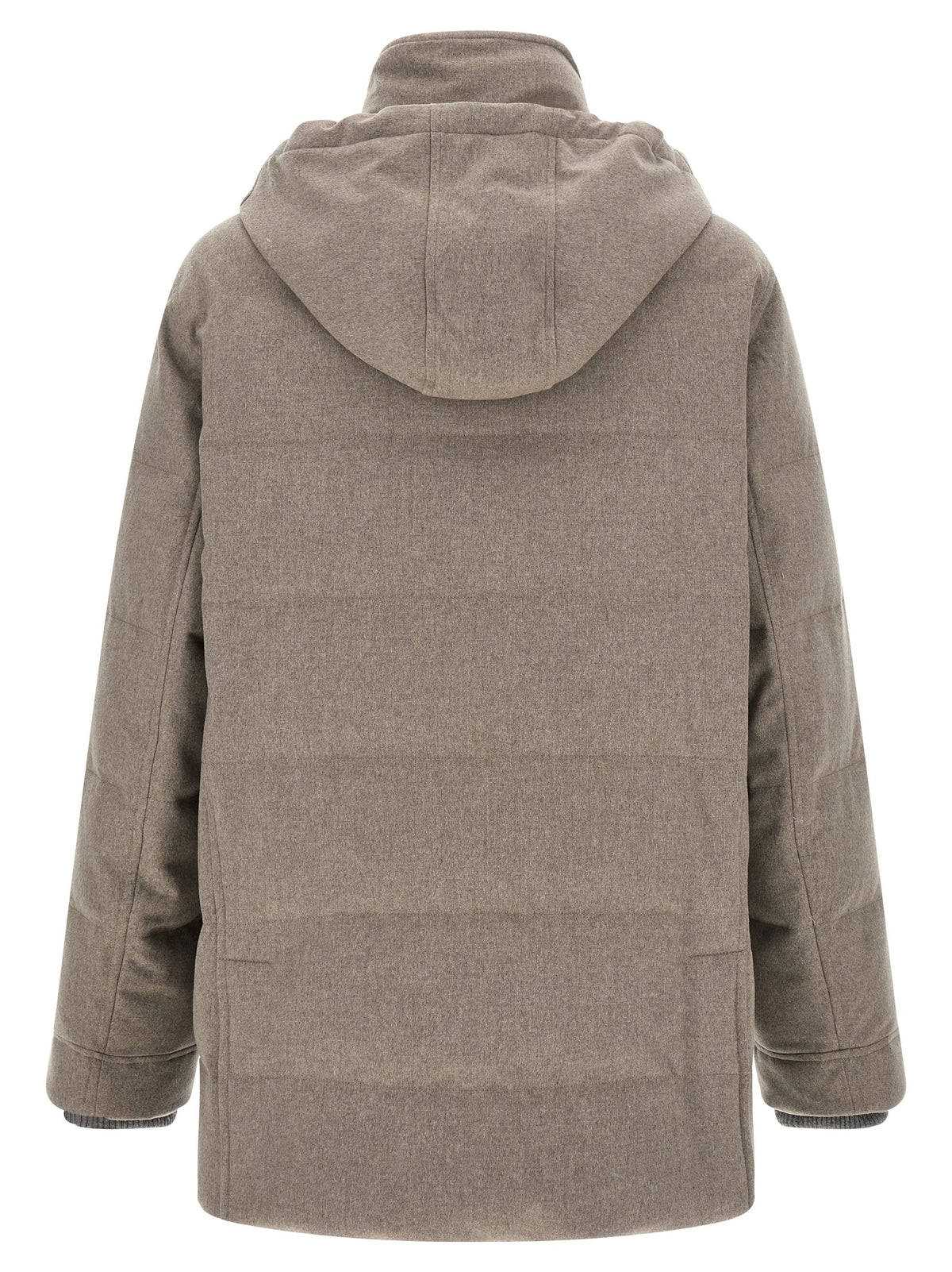 Brunello Cucinelli Beige Wool Parka