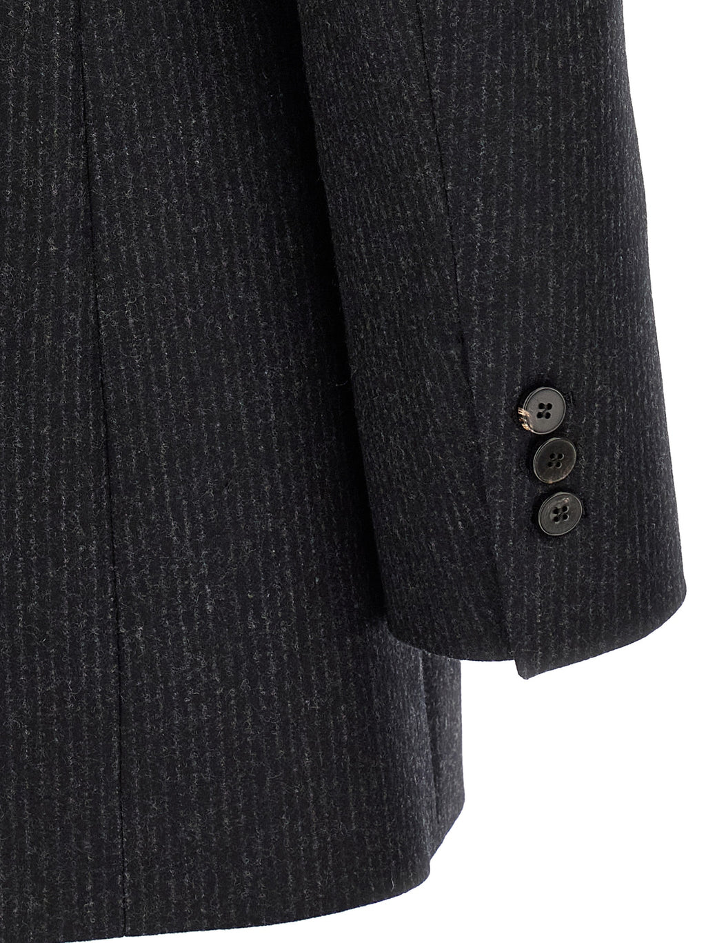 Alberto Biani Gray Wool Blazer