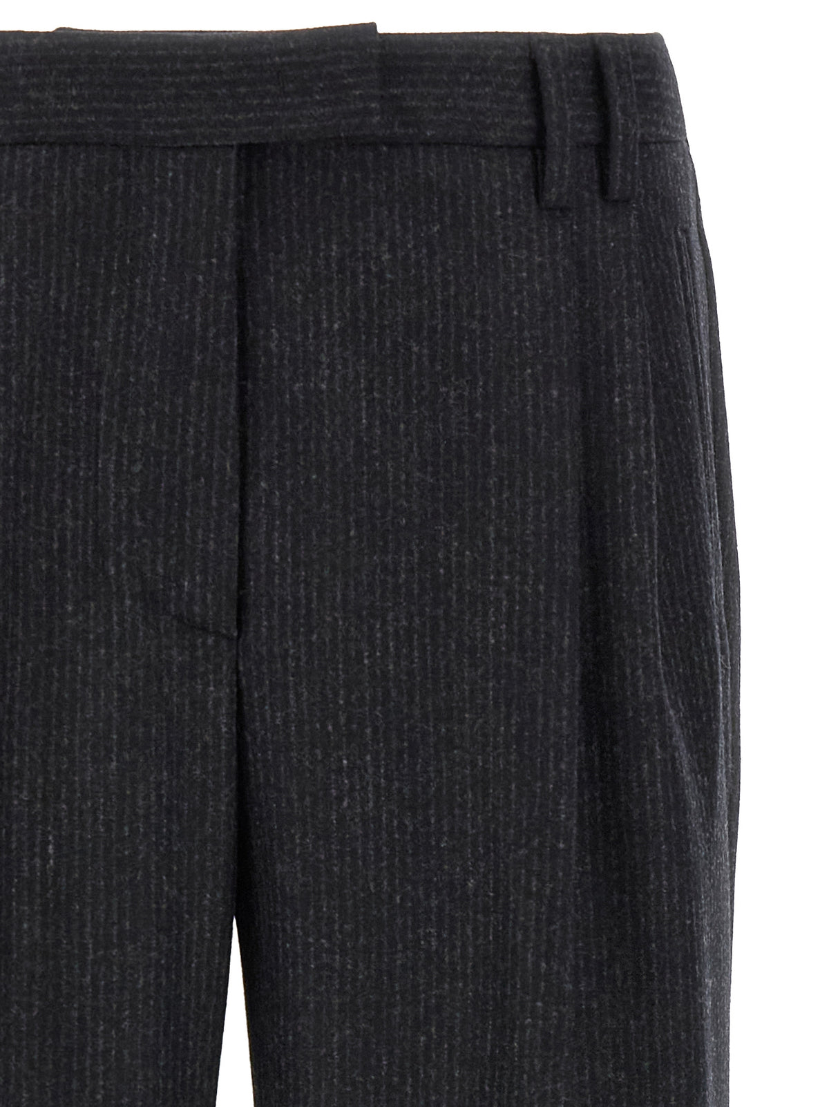 Alberto Biani Gray Wool Casual Pants