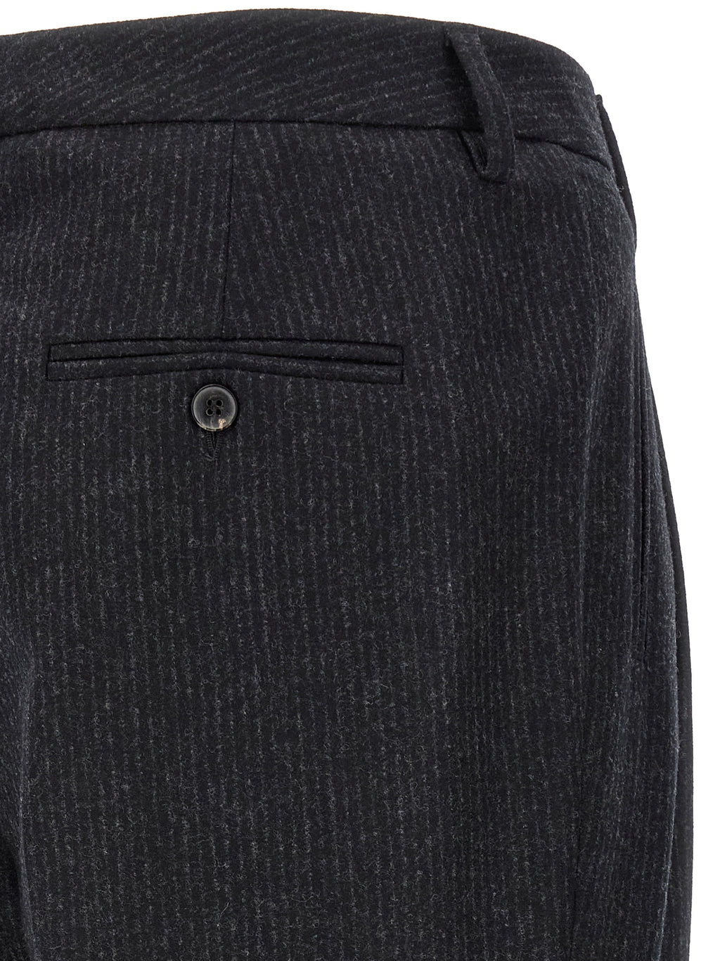 Alberto Biani Gray Wool Casual Pants