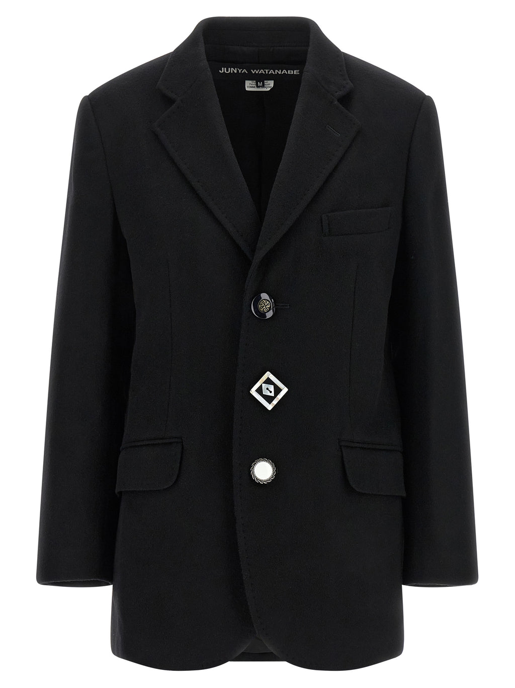 Junya Watanabe Black Wool Coat